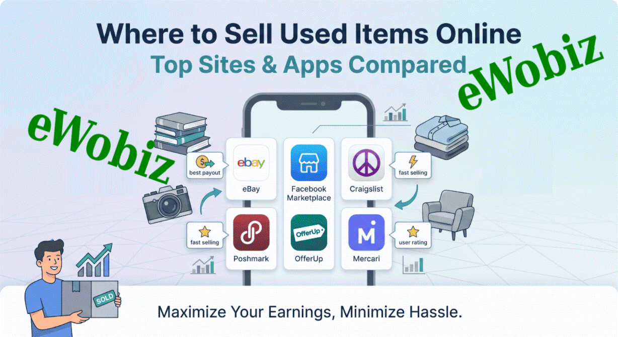 Where to Sell Used Items Online: Top Sites & Apps Compared
